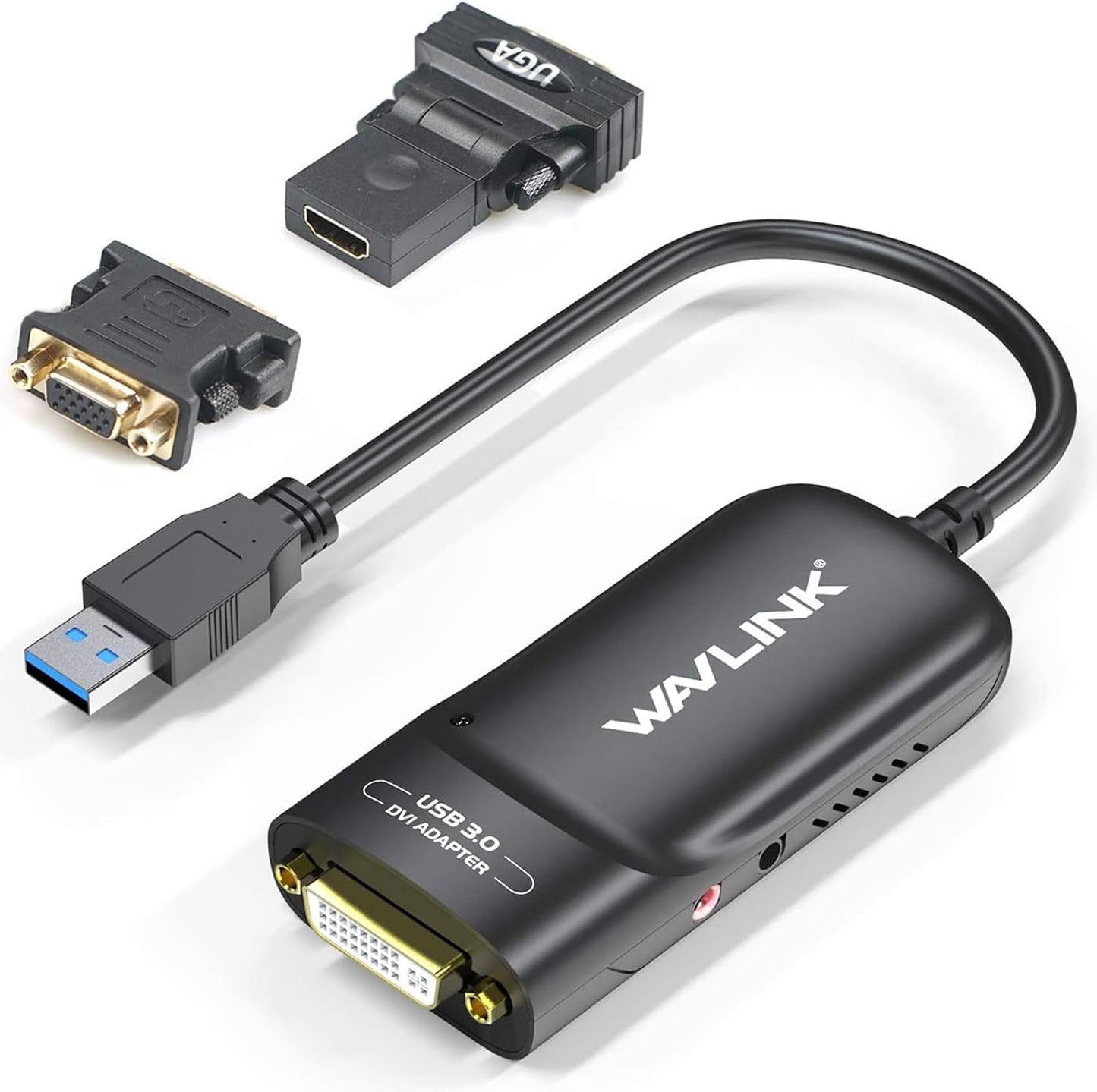 WAVLINK USB 3.0 Display Adapter - 6 Monitors, 2K Resolution