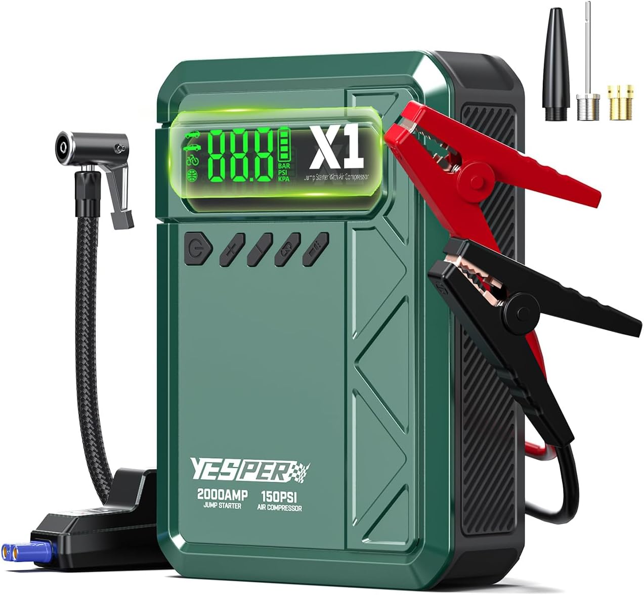 YESPER 2000A Jump Starter & Air Compressor
