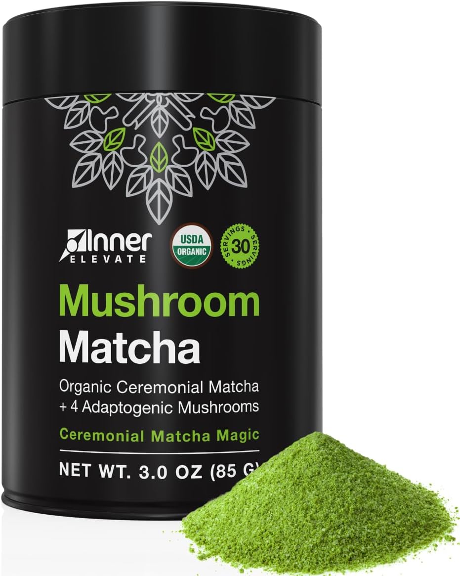Superfood Mushroom Matcha Blend - Inner Elevate