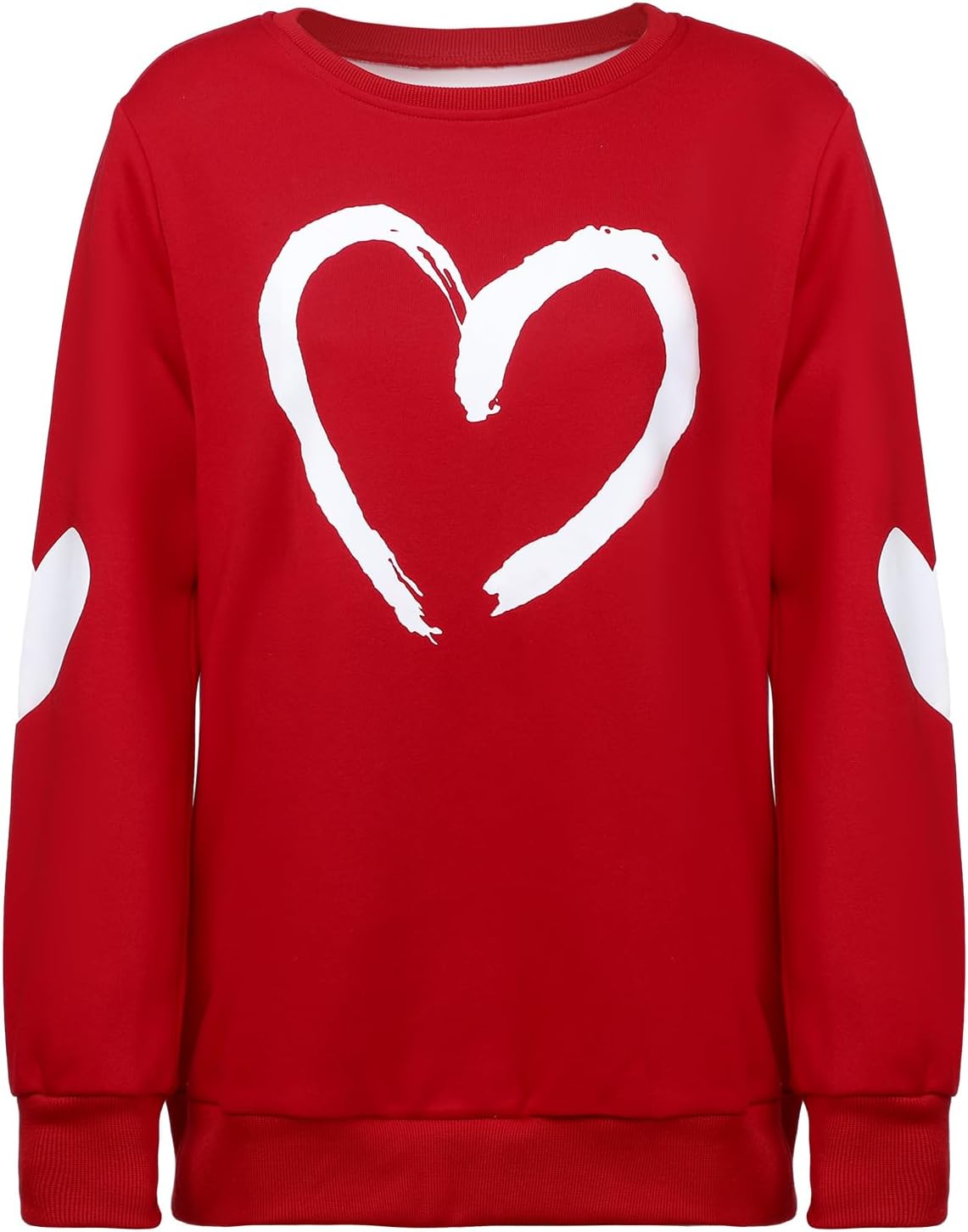 Heart Sweatshirt: Cozy Plus Size Women's Sweater