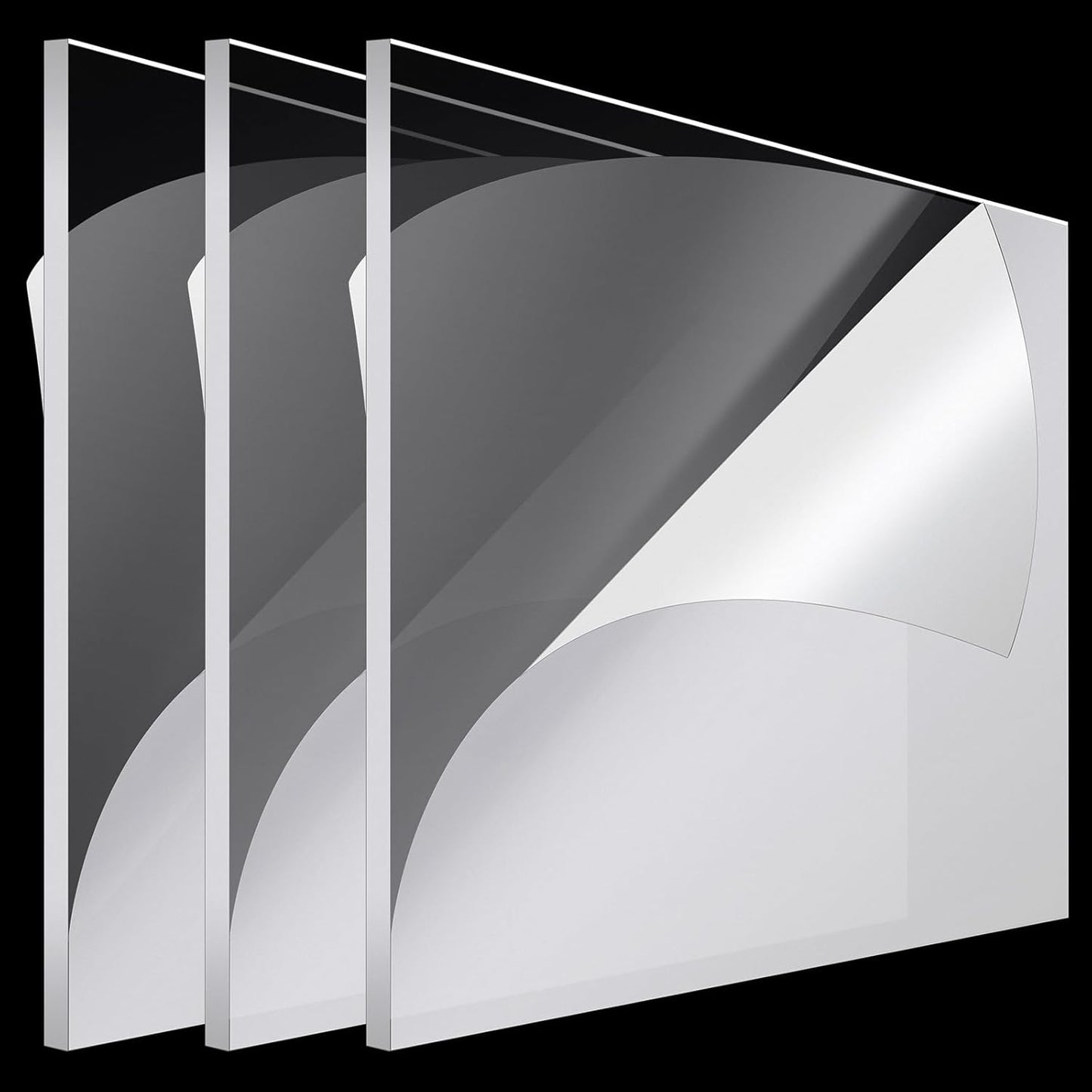 Clear Acrylic Sheet for Craft Engraving and Display Projects