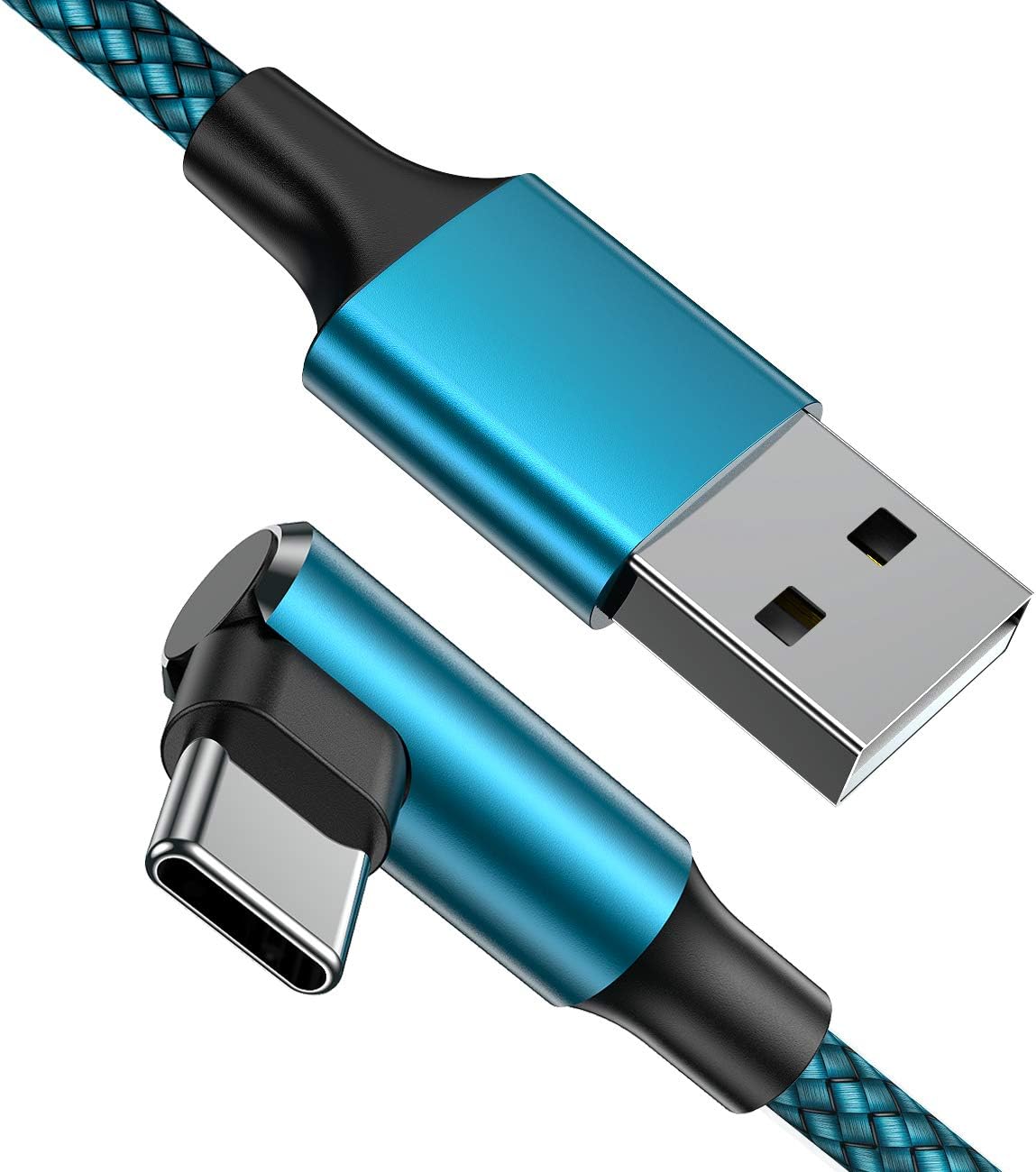 10ft Durable Right Angle USB C Cable for iPhone 15 & Samsung S23