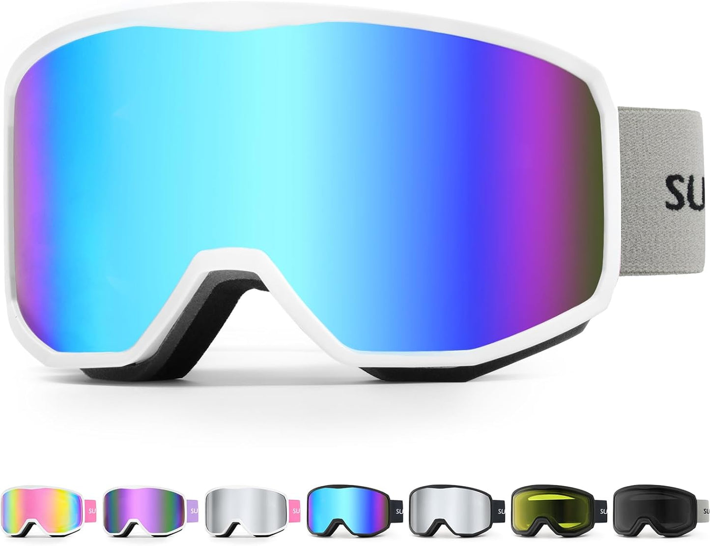 Supertrip Anti-Fog Ski Goggles - Clear Vision and Style