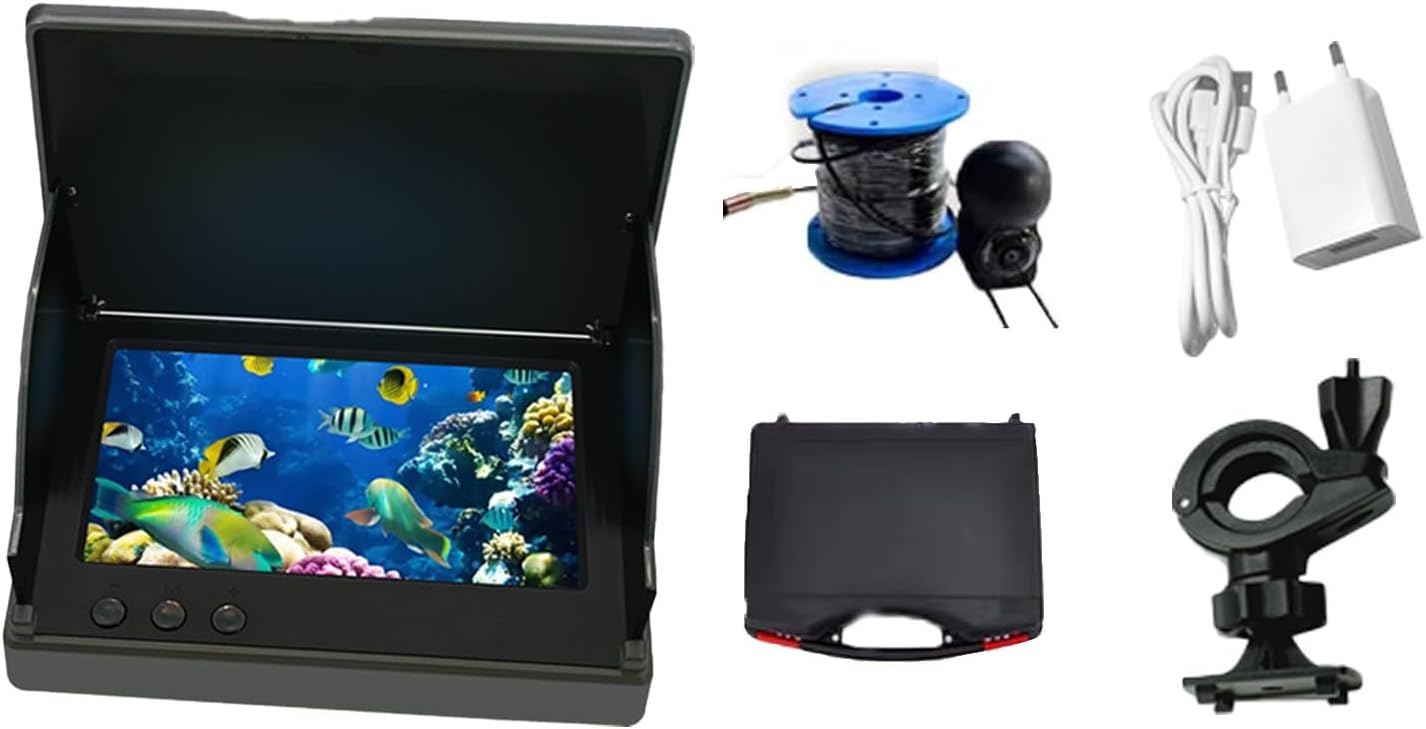 Top Notch Underwater Fish Finder - 12 LED Night Vision