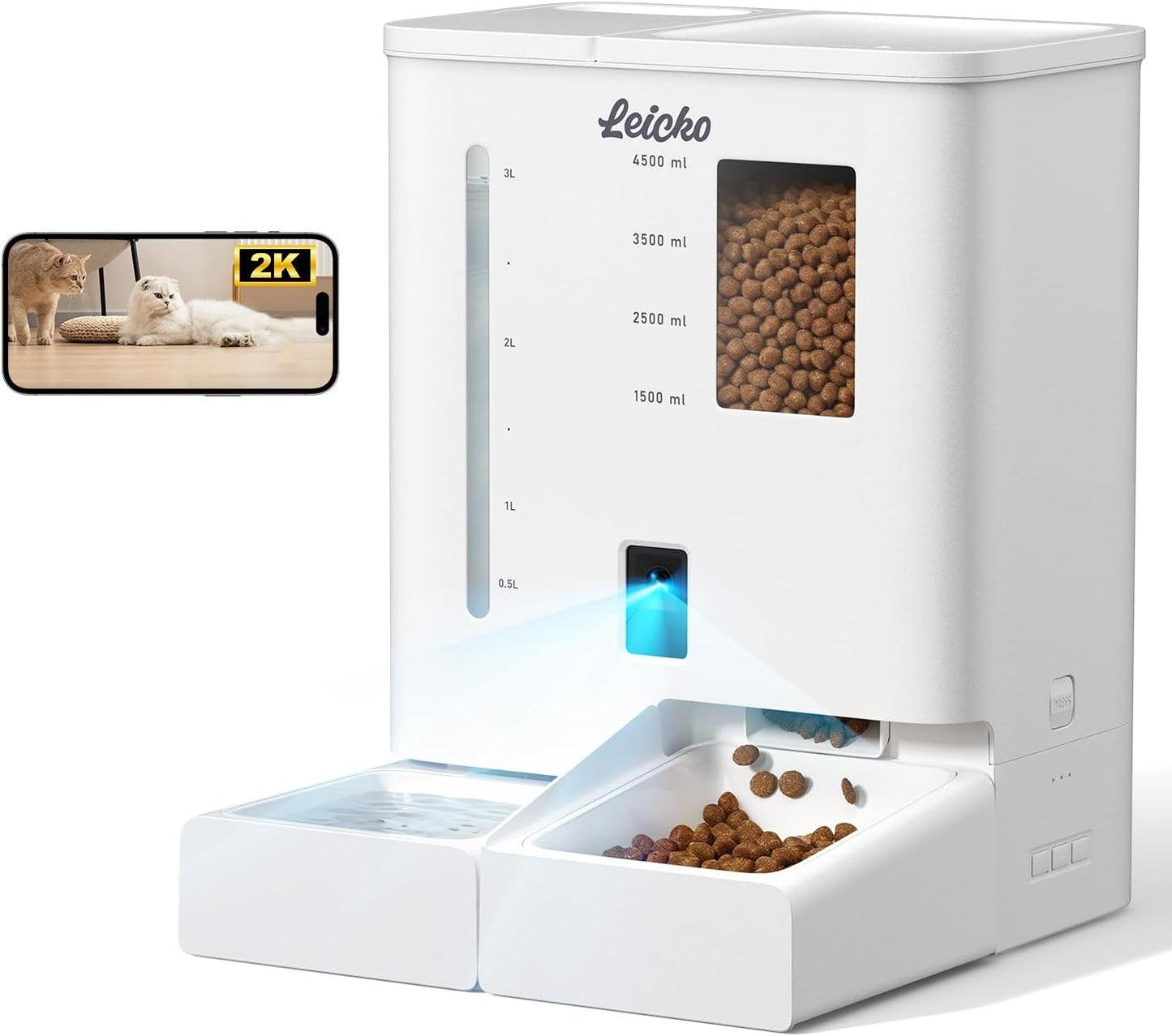 Automatic Cat Feeder with Camera and Smart APP Control