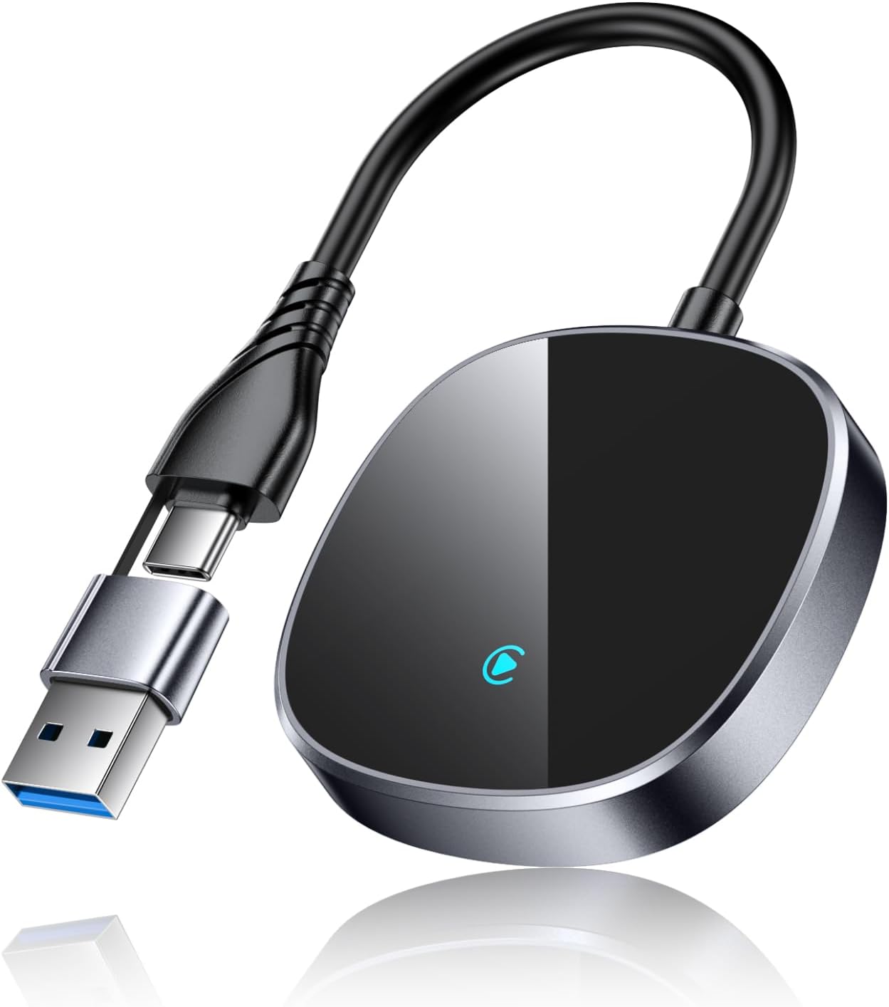 Upgrade Your Car: Wireless CarPlay Adapter, Plug & Play, iPhone Compatible - YVQ
