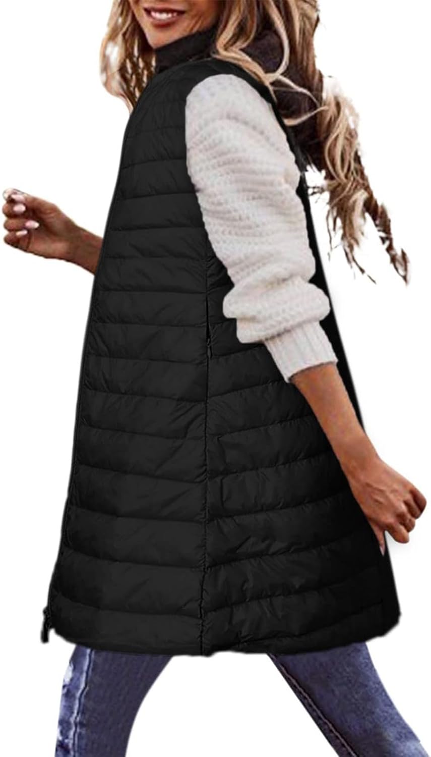 Warmth & Style: YRAETENM Puffer Vest for Women