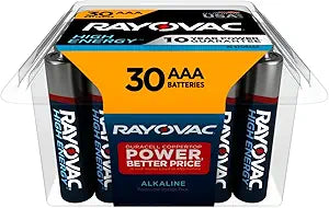 Rayovac AAA Batteries, Triple A Alkaline Battery Pack of 30