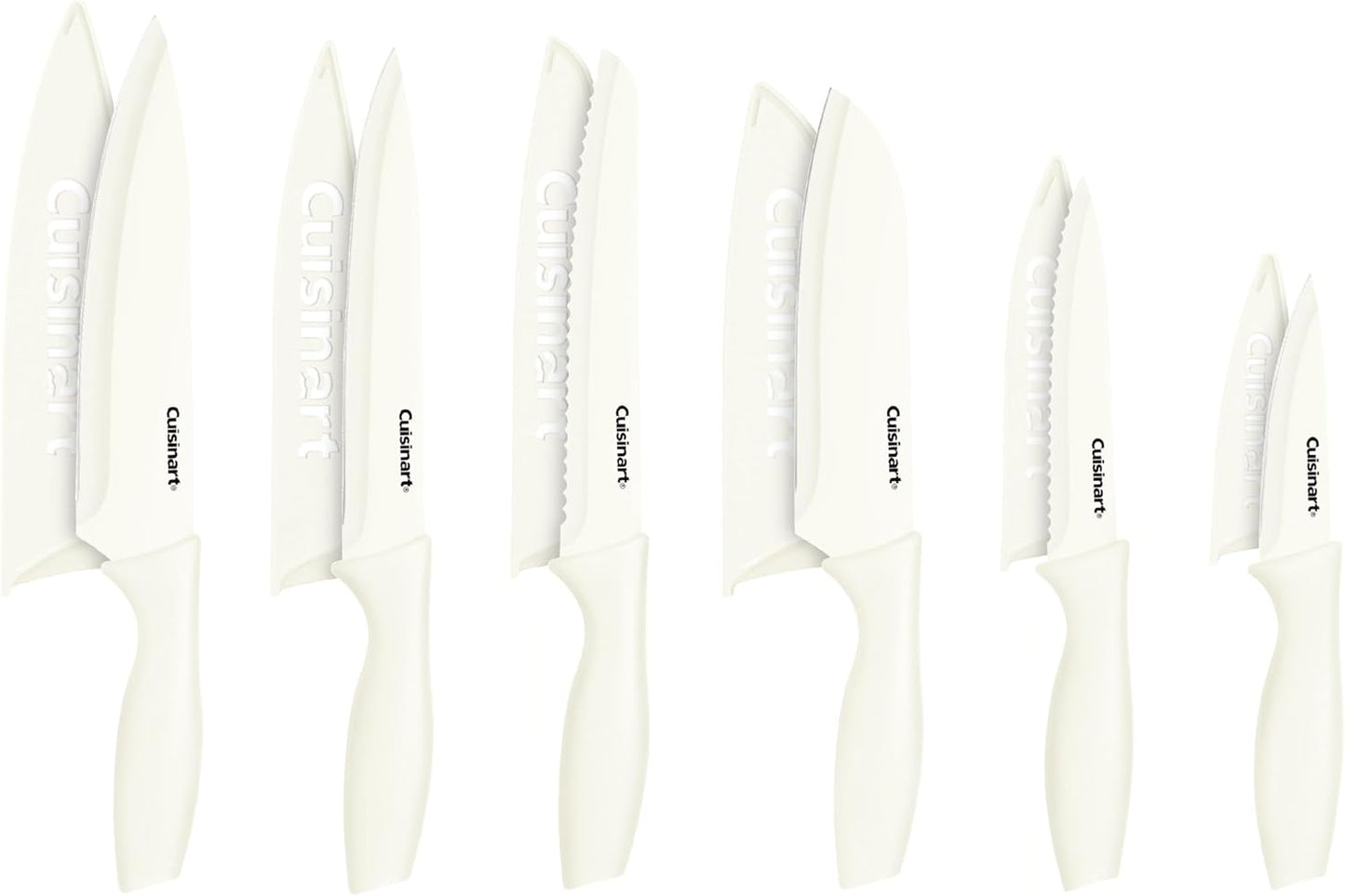 Cuisinart 12-Piece Ceramic Coated Knife Set for Precision Cutting