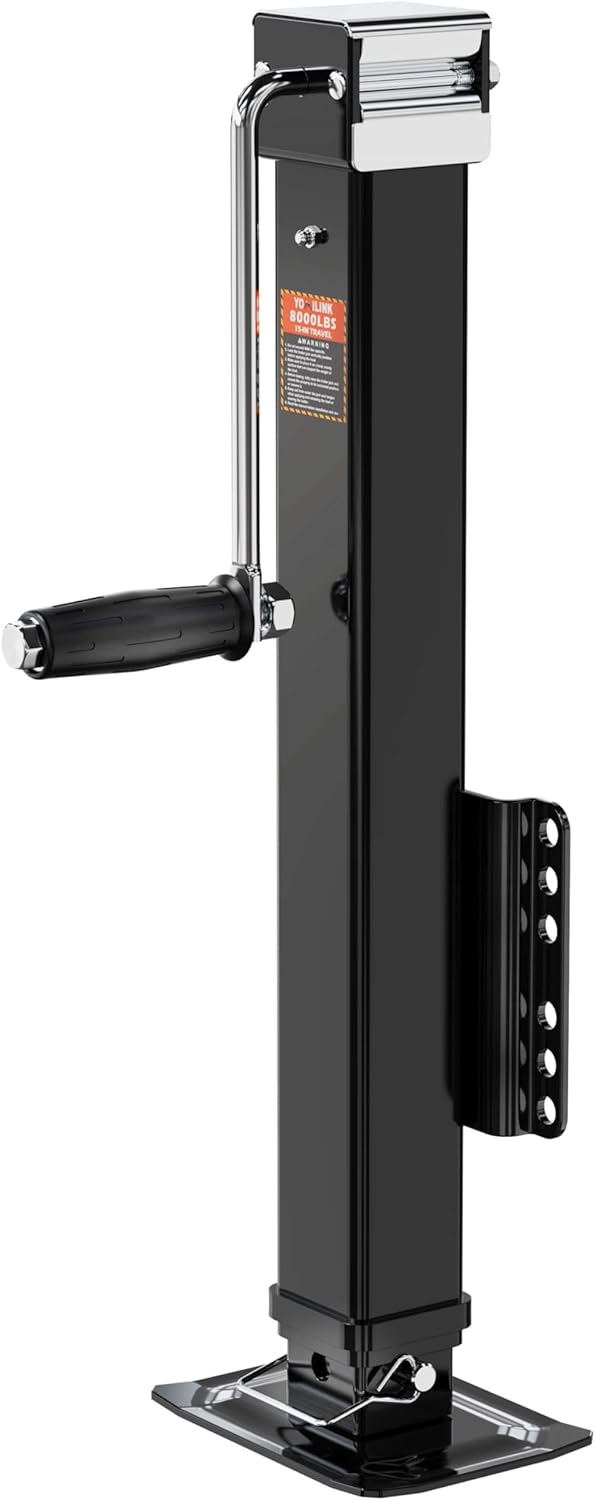 8000 lbs Trailer Jack with Heavy Duty Adjustable Drop Leg