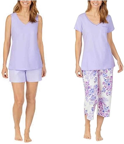 Carole Hochman Women's 4 Piece Pajama Set for Ultimate Comfort