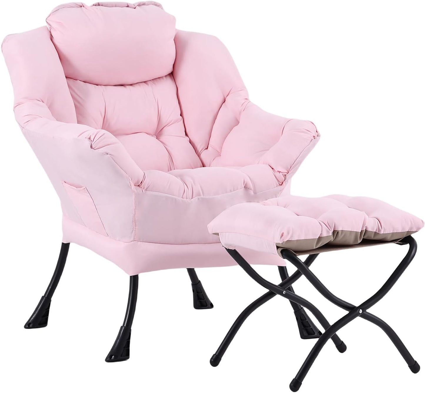 LITA Lazy Chair with Ottoman for Modern Living Spaces