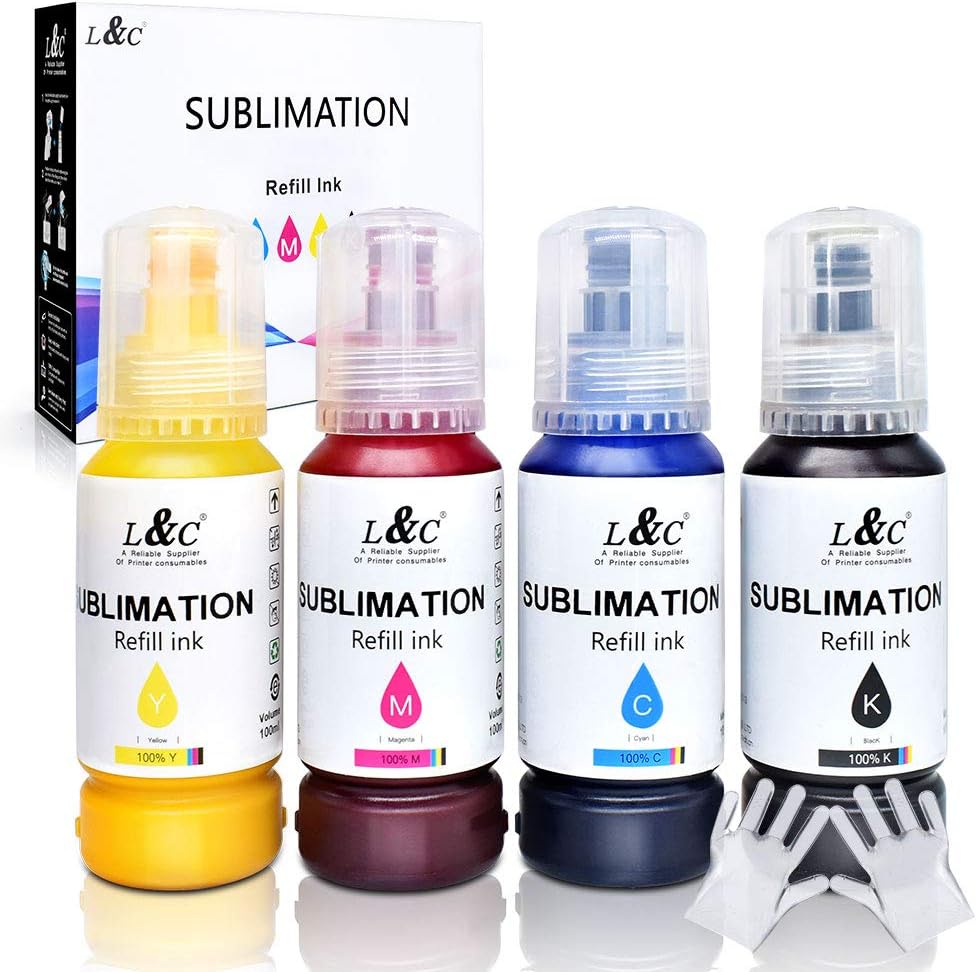 MERRYWORK Sublimation Ink for Epson EcoTank - Vibrant Colors!