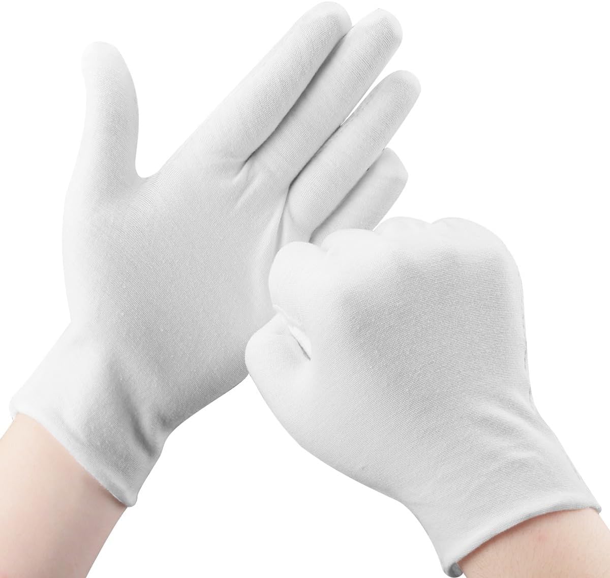 Moisturizing Cotton Gloves for Dry Hands | Stretchable Unisex | 30 Pcs