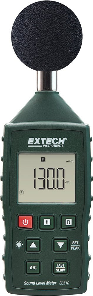 Extech SL510 Sound Level Meter with High Accuracy and Features