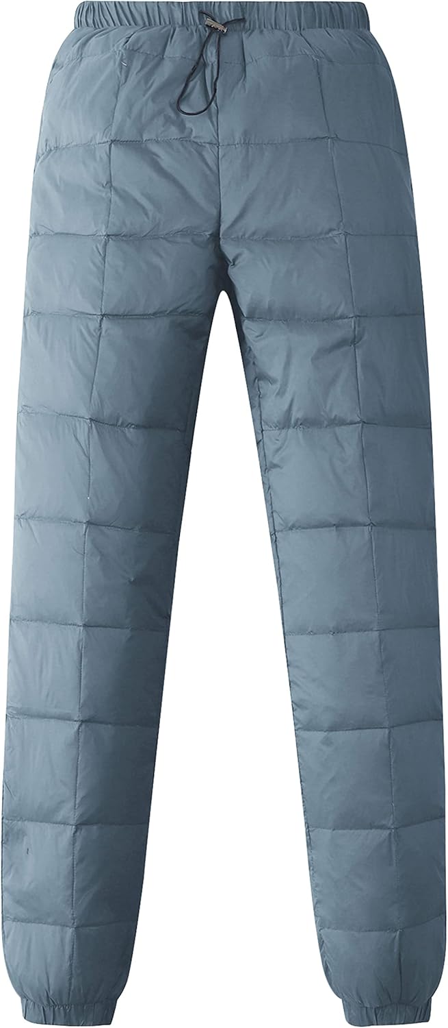 Gihuo Women's Winter Down Ski Pants - Windproof & Ultralight