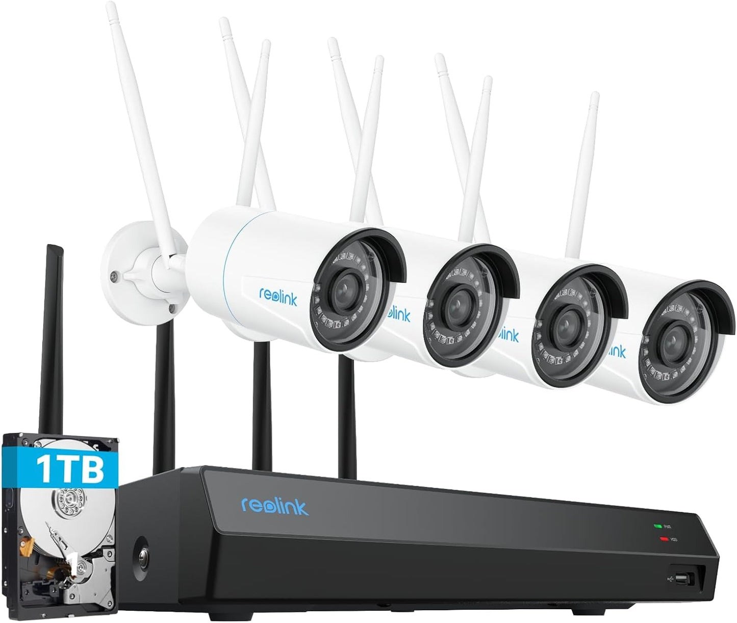 REOLINK 5MP Security Camera System with 24/7 Recording & Night Vision