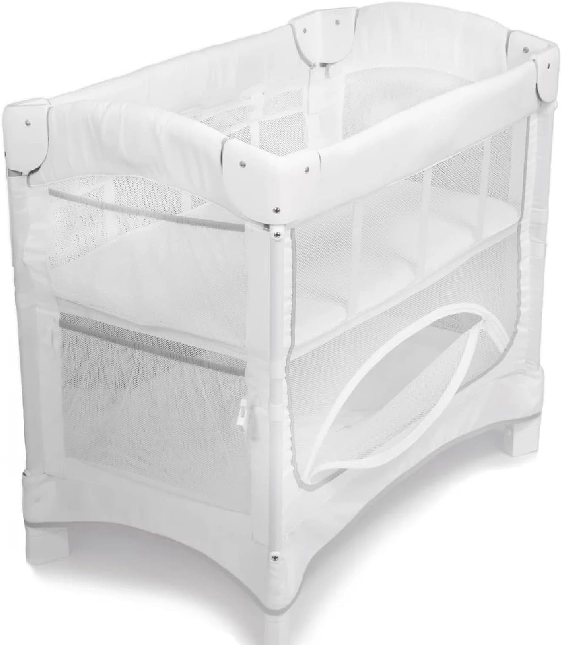 Arms Reach Mini Ezee Co-Sleeper Bassinet with Storage & Wheels