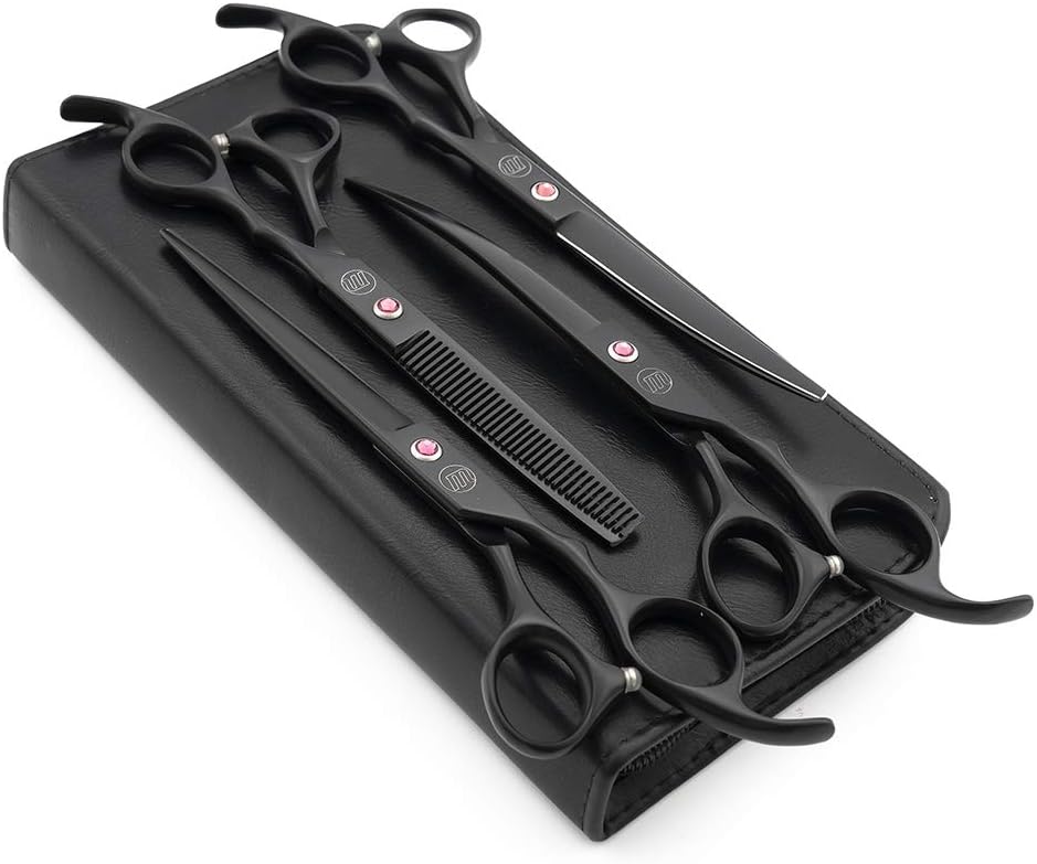 Professional 7.0 Dog Grooming Scissors Set for Pets Care