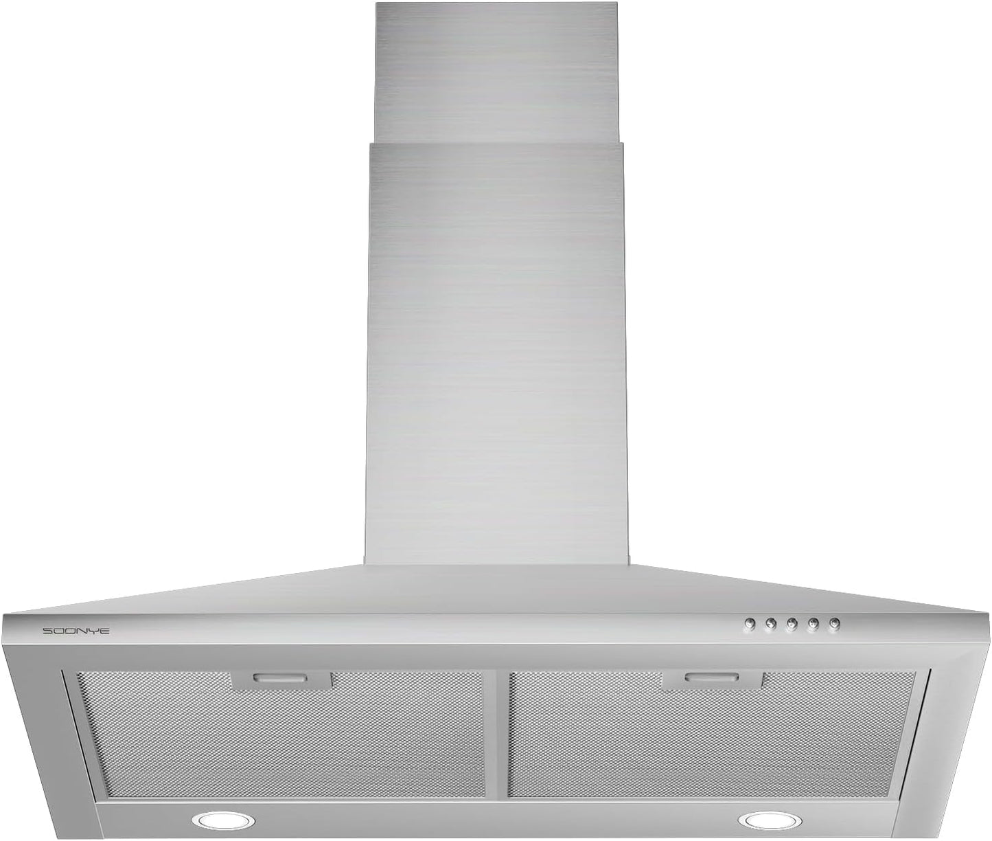 450 CFM 30 inch Range Hood with LED Lights and 3 Speed Fan