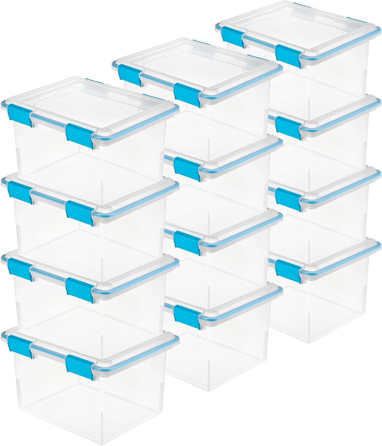 Sterilite 12-Pack Gasket Box for Weather-Resistant Storage