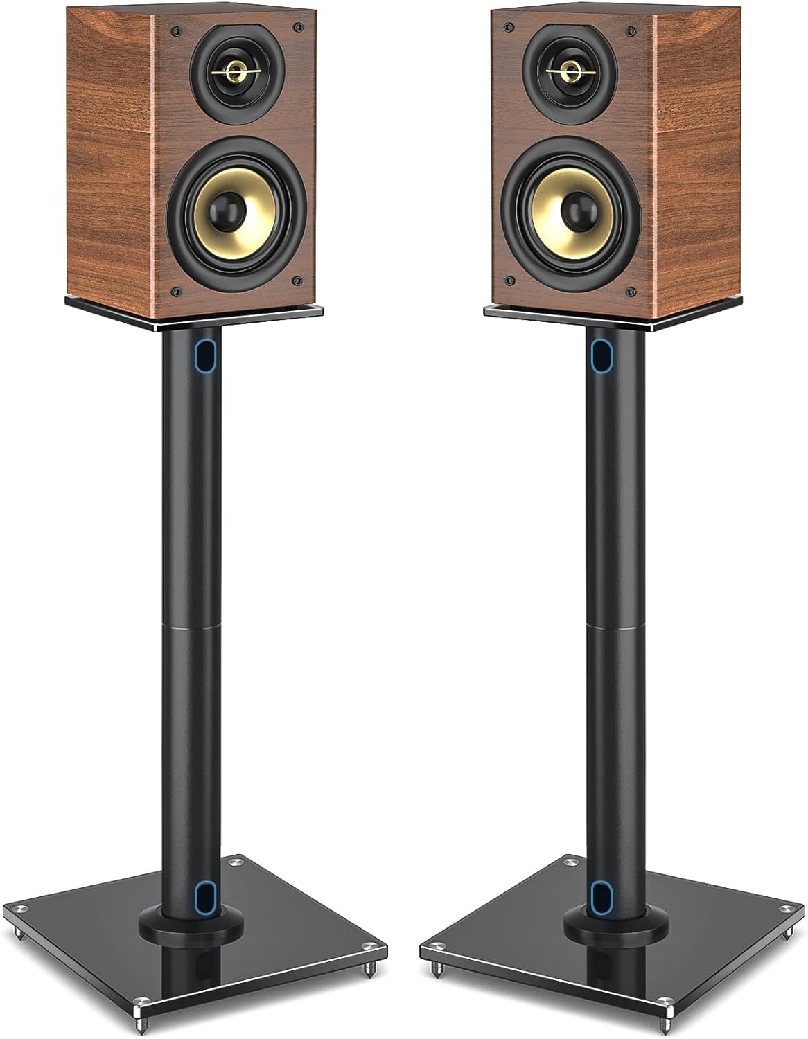 Premium 28 Speaker Stands Pair | Heavy Duty | 22lbs Capacity