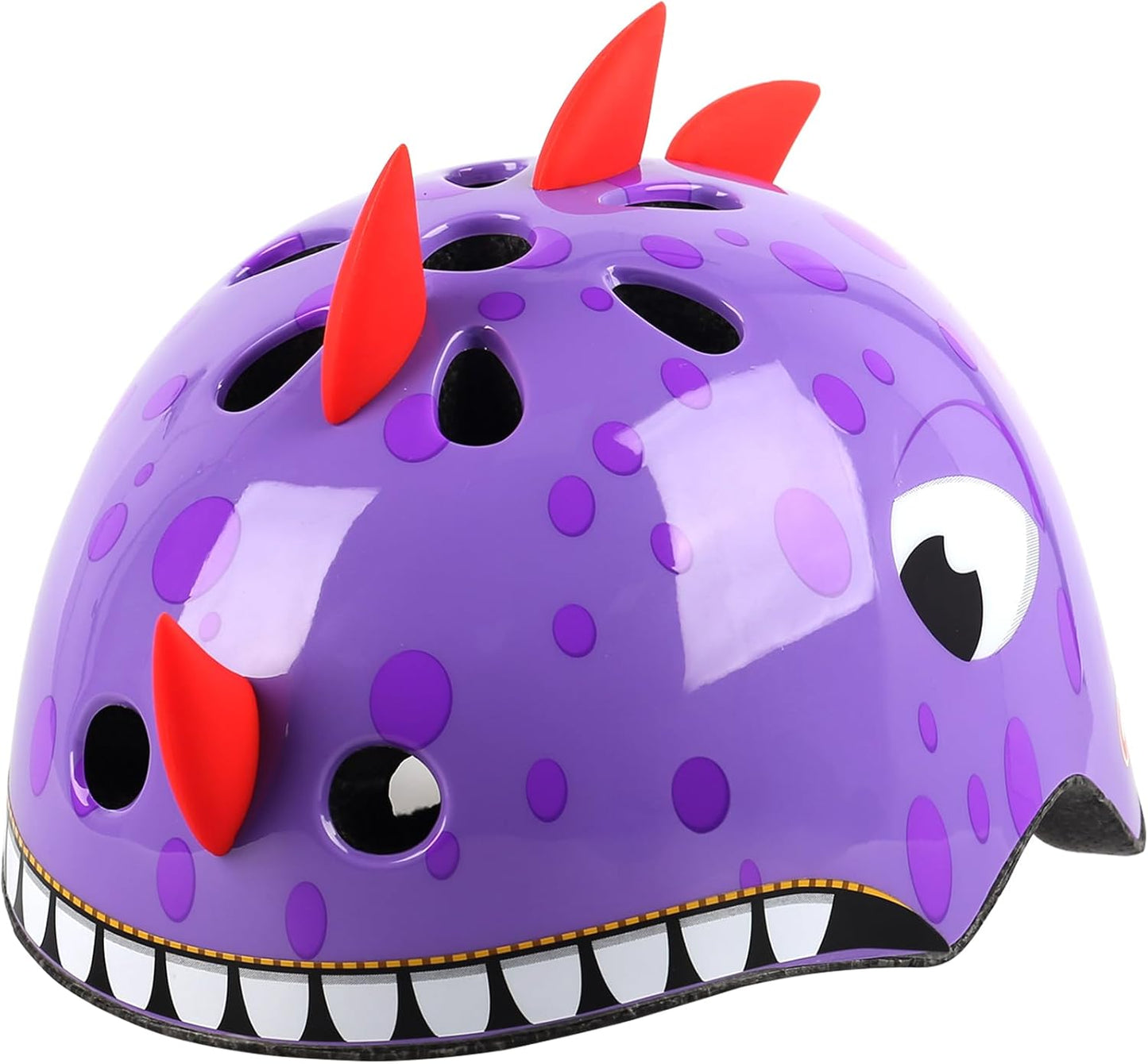 Toddler Kids Bike Helmet with Dino Shark Design for Ages 1-14