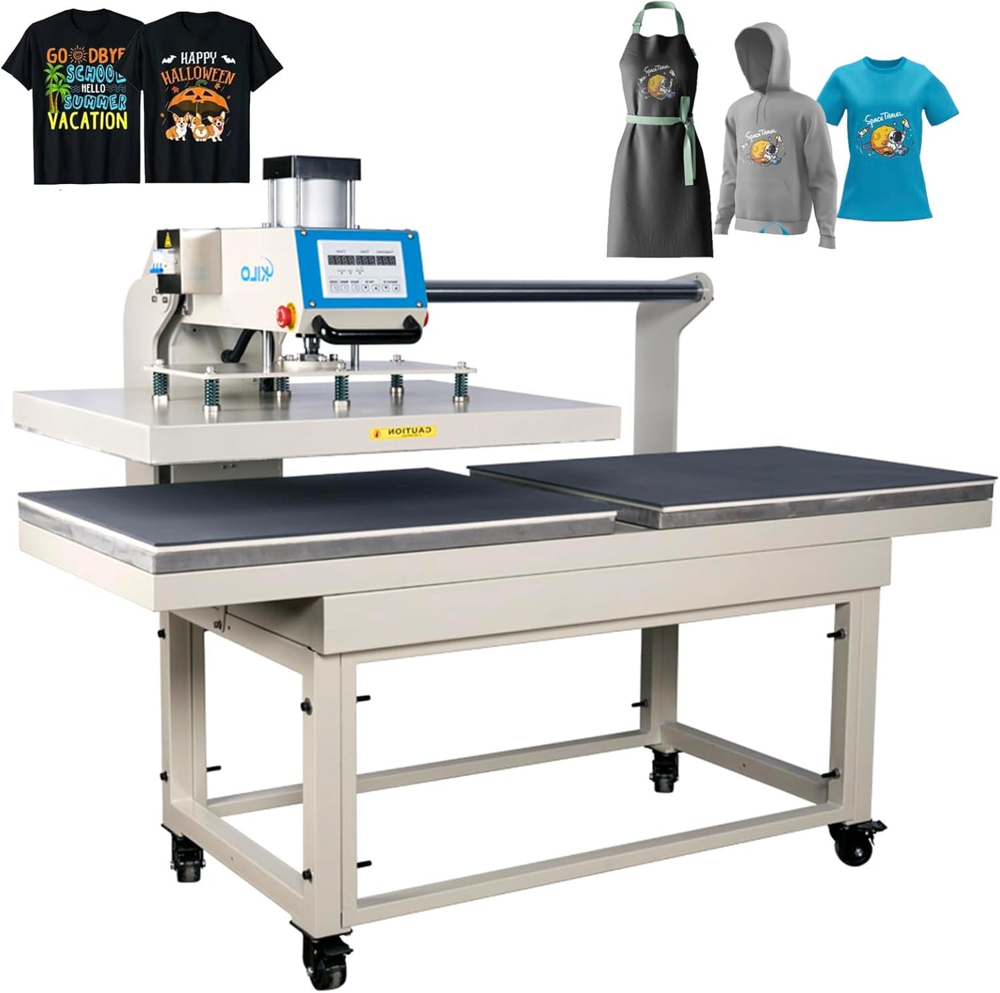 Large Heat Press Machine for Professional T-Shirt Printing
