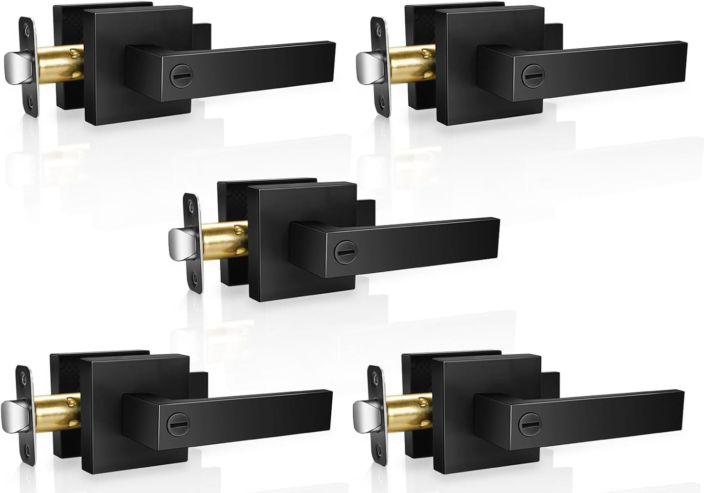 Modern Black Door Handles for Stylish Interior Spaces