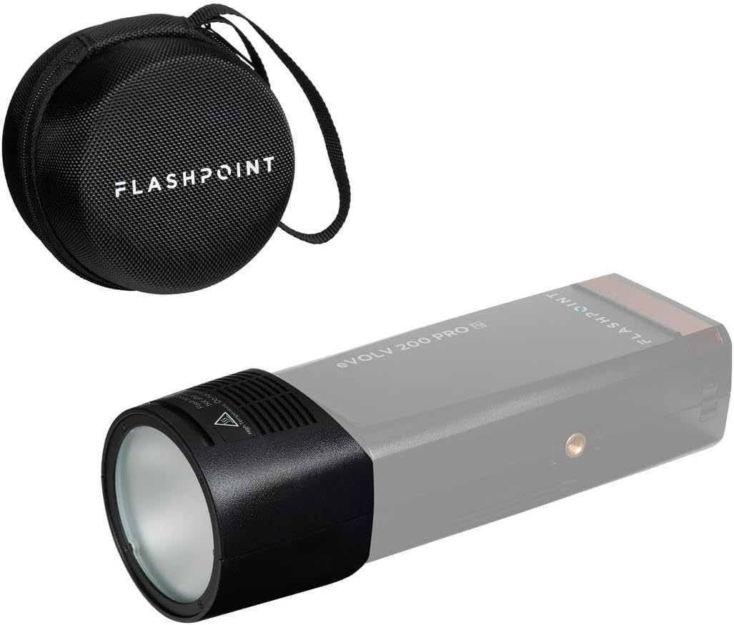 Flashpoint eVOLV 200 Round Flash Head for Perfect Portraits