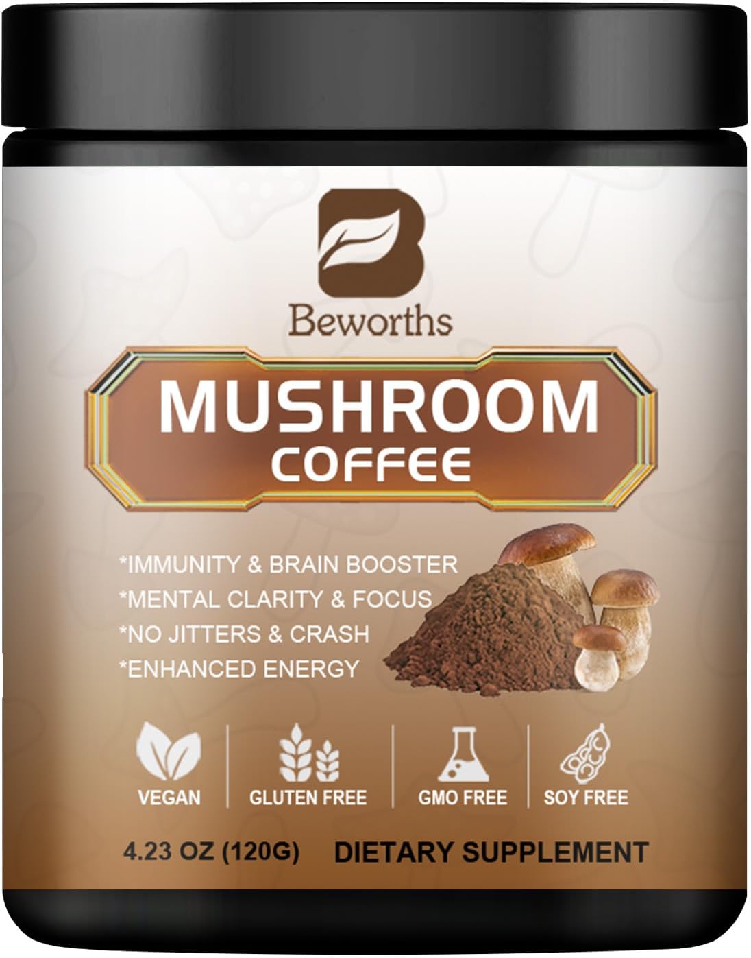 Lions Mane Mushroom Coffee - Energy Boost!
