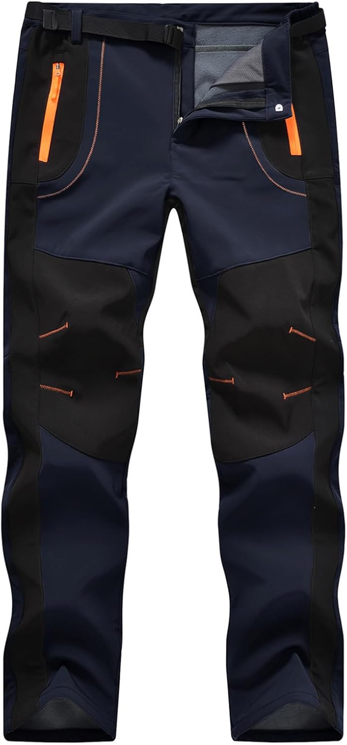 TBMPOY Men's Snow Ski Hiking Pants for Winter Adventures