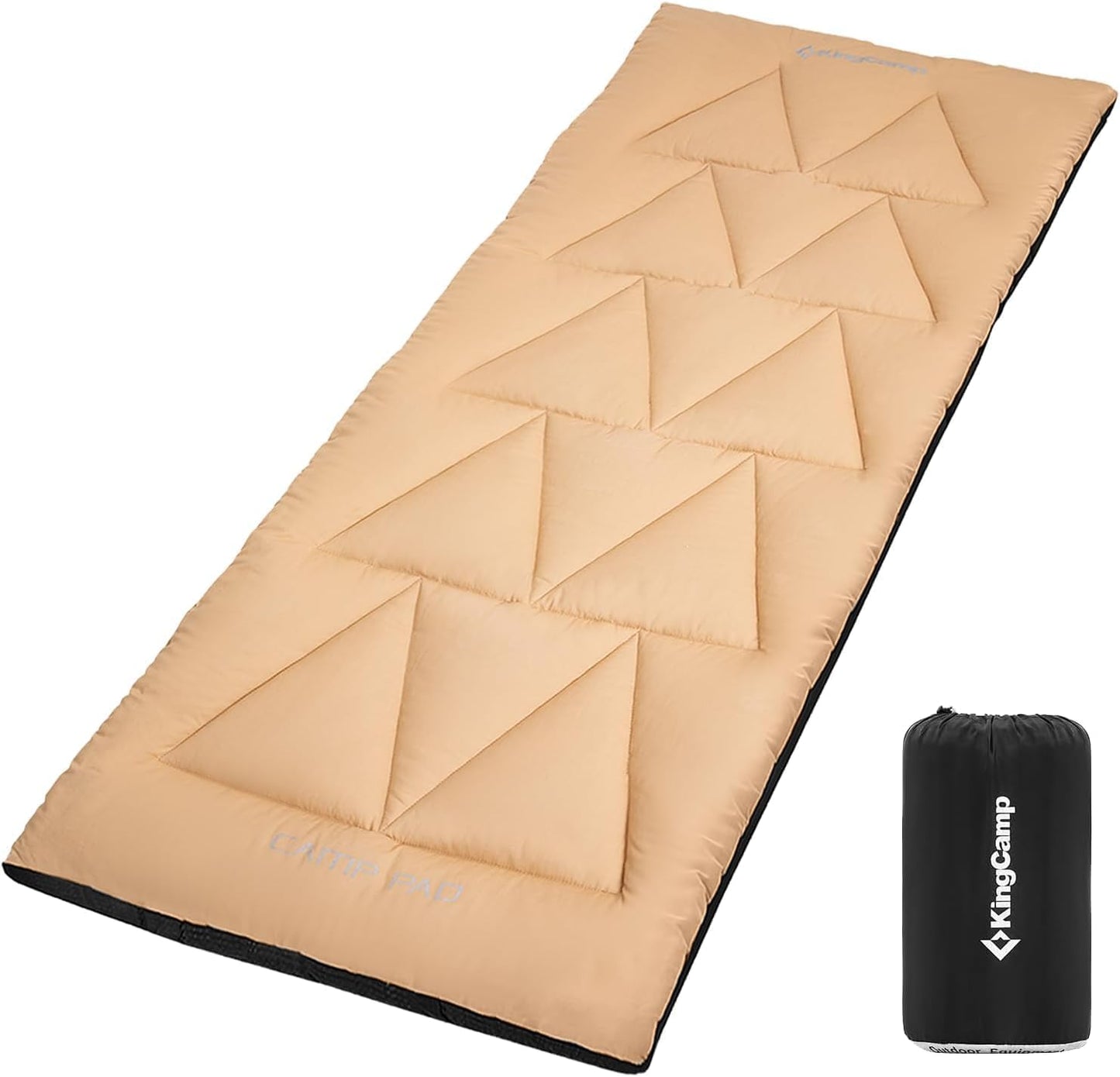 KingCamp Cot Mattress Pad for Comfortable Camping Sleep