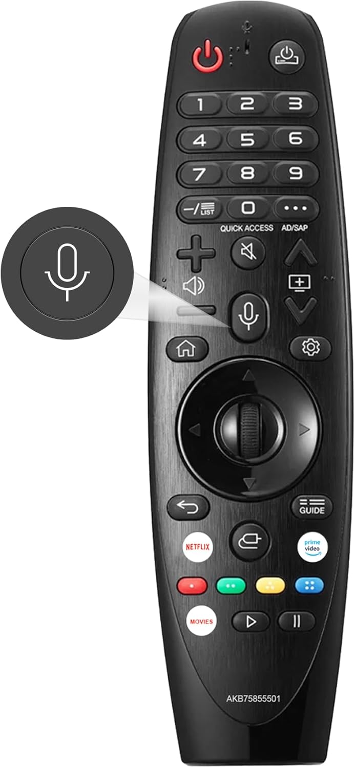 Voice & Pointer LG TV Remote by ZYK