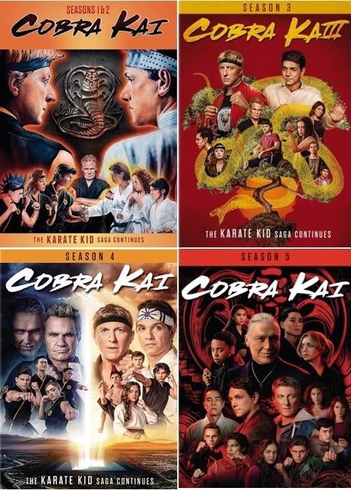 Cobra Kai DVD 4-Pack: Seasons 1 to 5 for Ultimate Fans