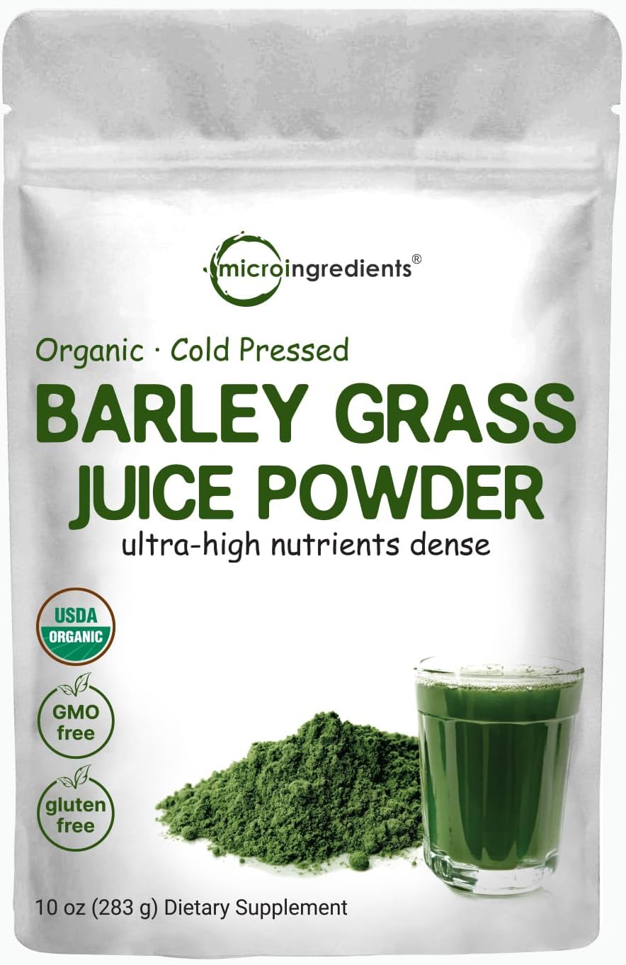 Organic Barley Grass Powder: Immune & Digestive Support