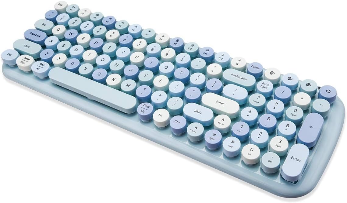 MOFII Bluetooth Keyboard: Connect 3 Devices Wirelessly!
