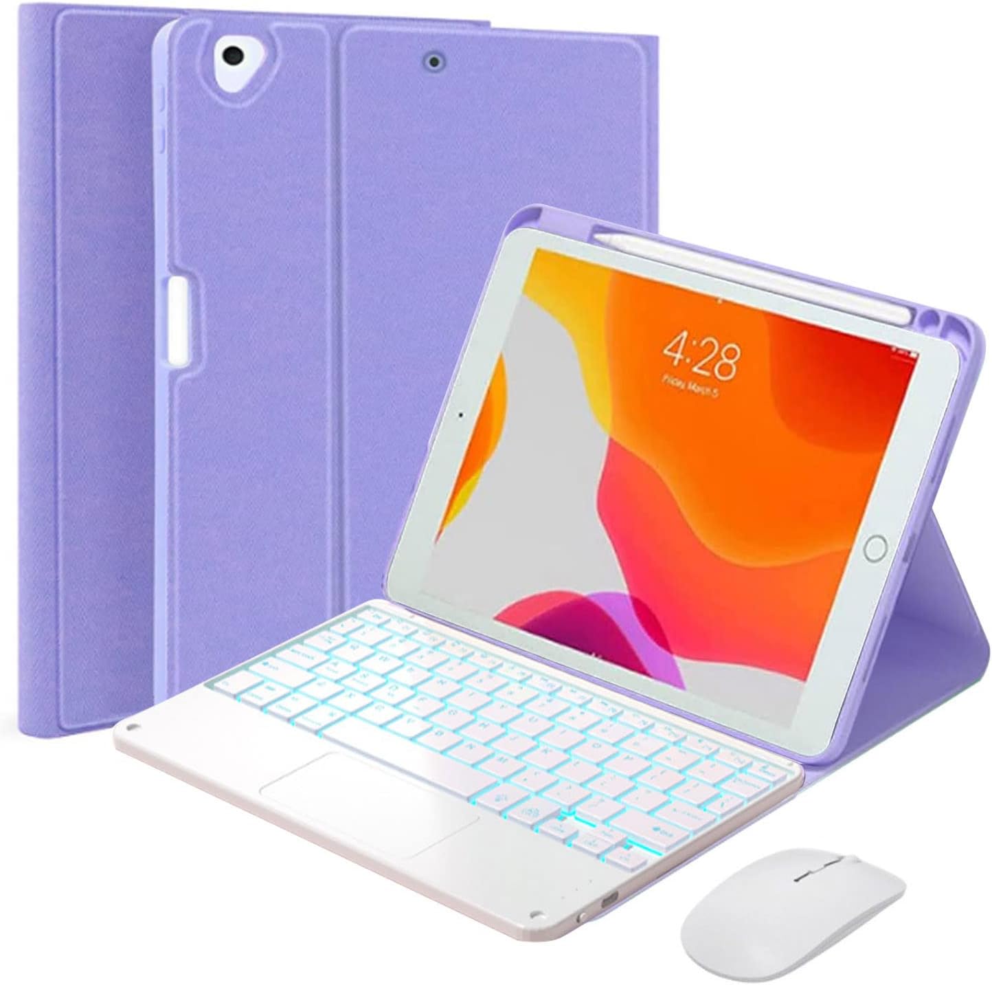 Touchpad Keyboard Case for iPad Mini 6 with Backlit Keyboard