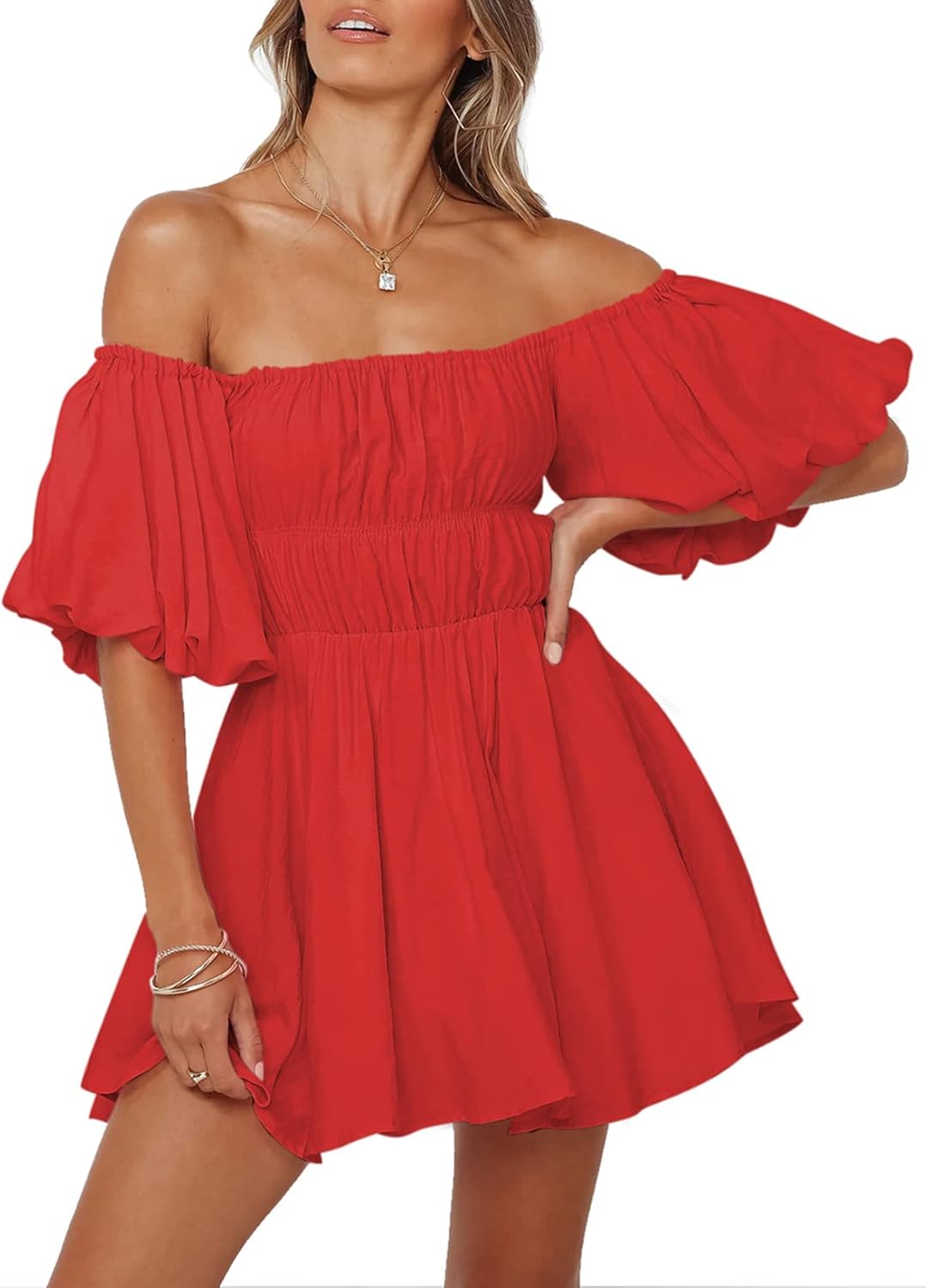 Dokotoo Womens Off The Shoulder Summer Dresses for Every Occasion