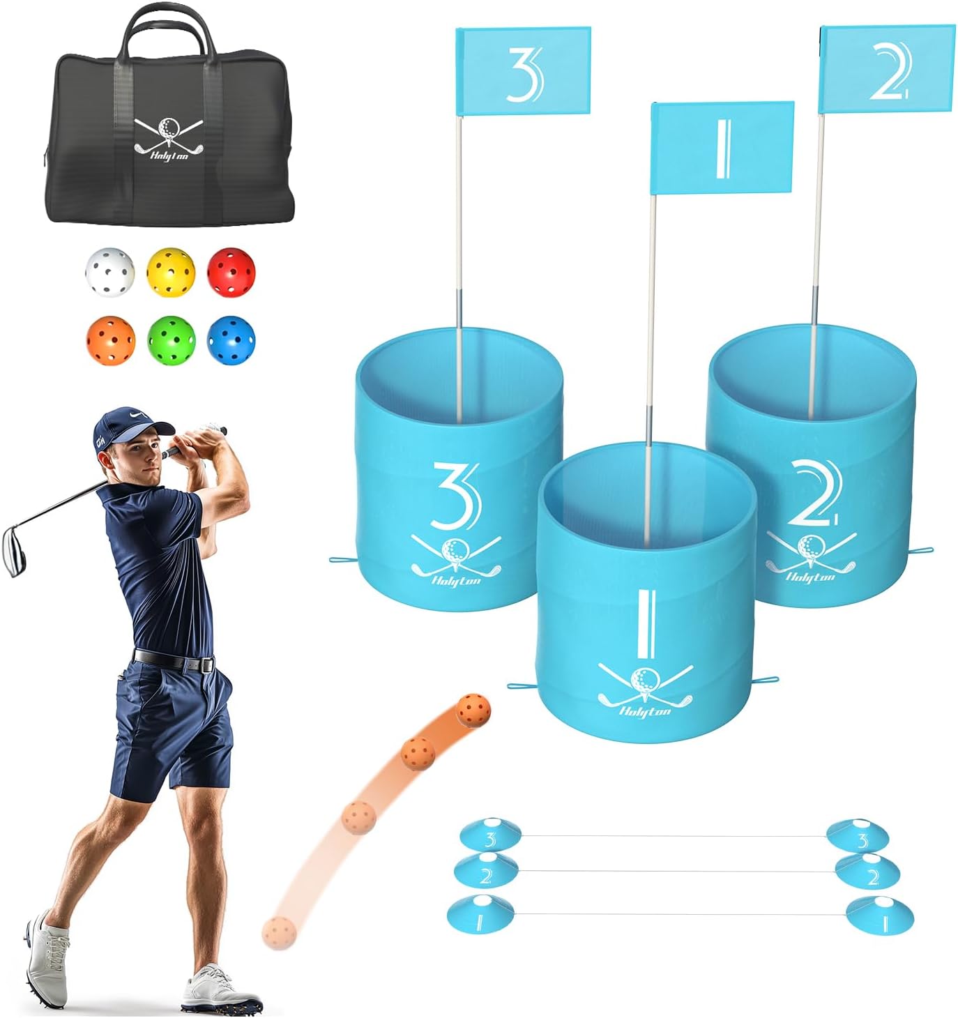 Holyton Backyard Golf Game - Fun for All!