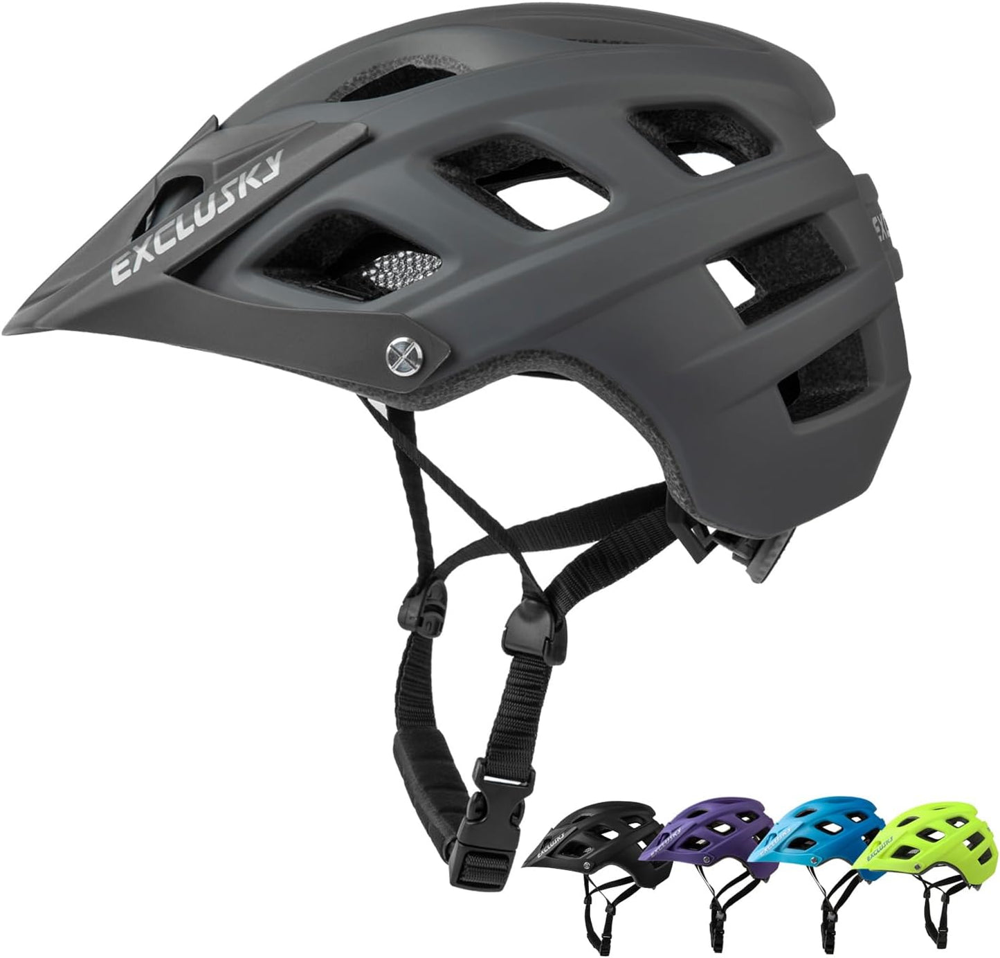 Exclusky Bike Helmet for Adults - Lightweight MTB Cycling Safety