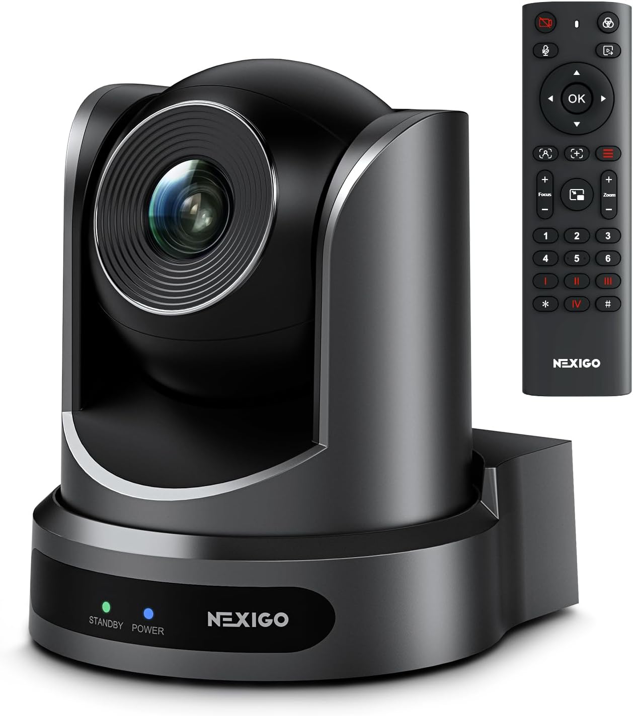 NexiGo Conference Room PTZ Camera System with 10X Optical Zoom