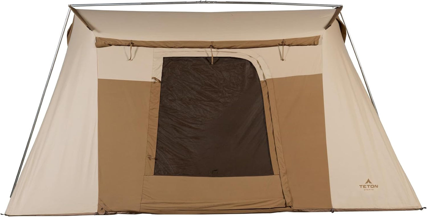 TETON Sports Canvas 4-Season Tent, Waterproof
