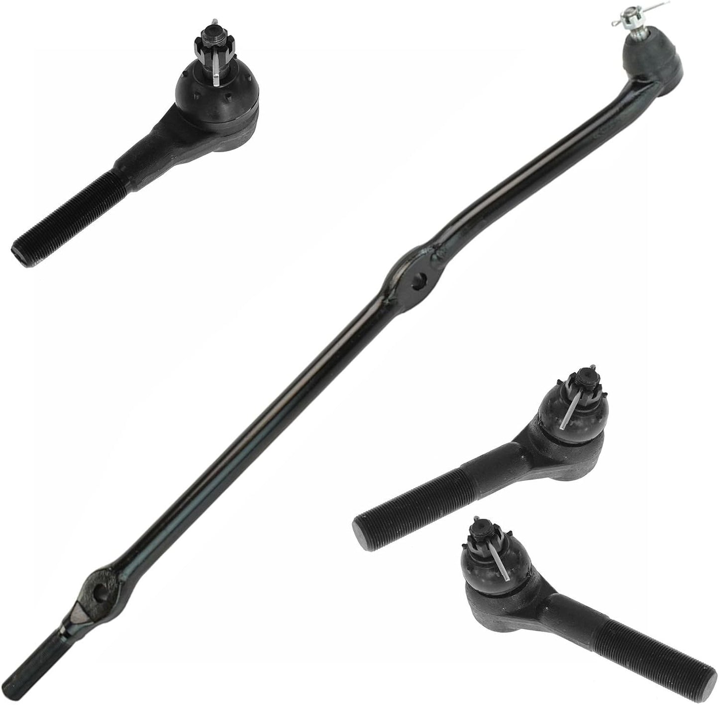 TRQ Front Tie Rod Set for 1997-2006 Jeep Wrangler Models