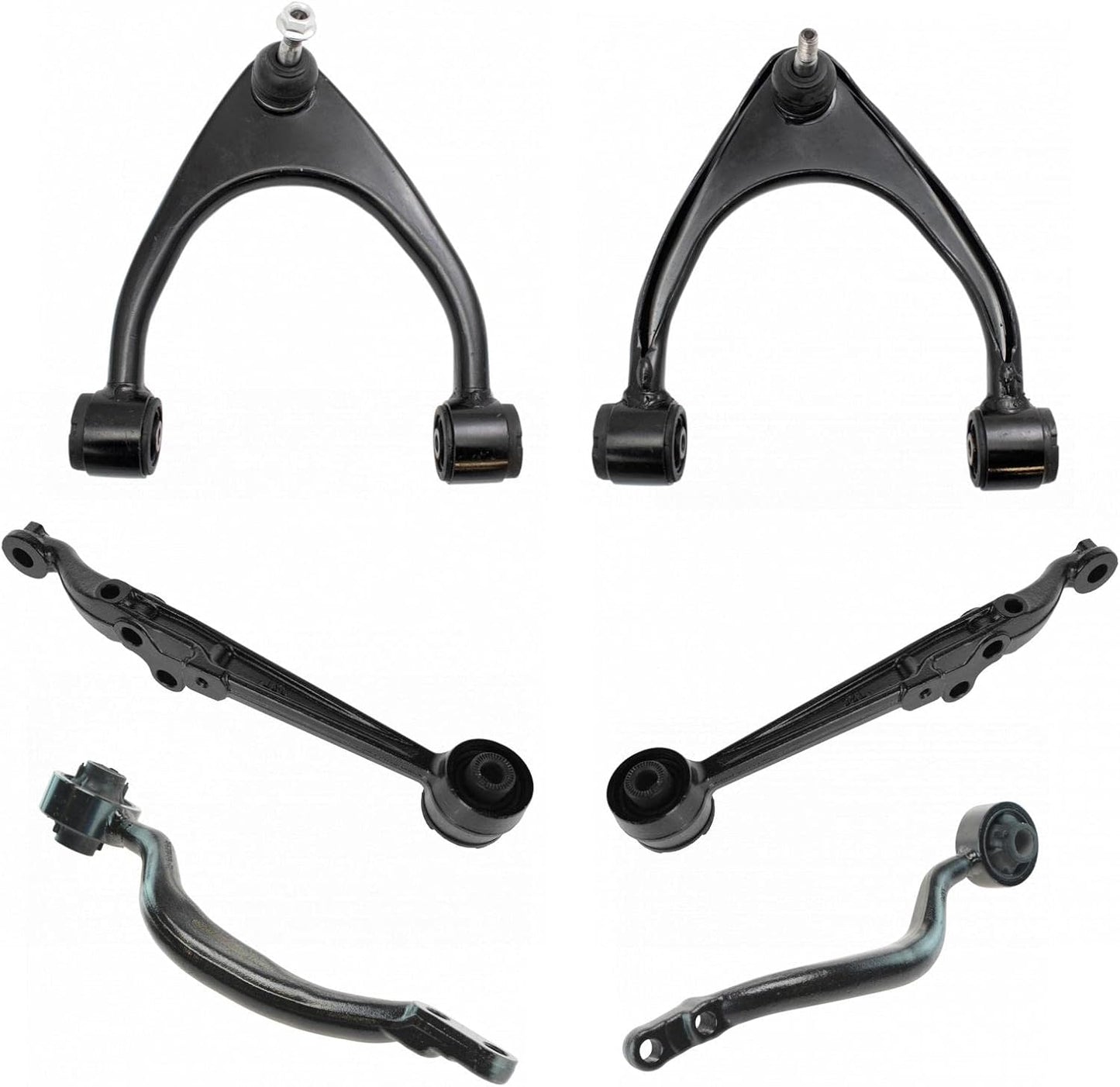 TRQ Front Upper & Lower Control Arm Set for Lexus IS300 2001-2005