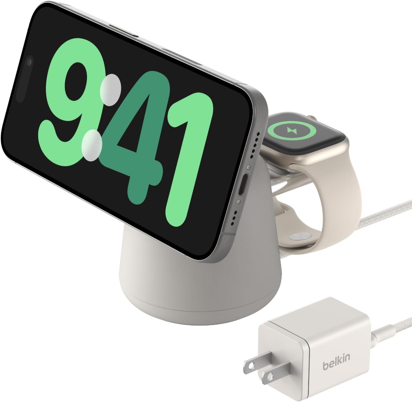 Belkin 2-in-1 MagSafe Wireless Charger - Fast Charge iPhones 13-16