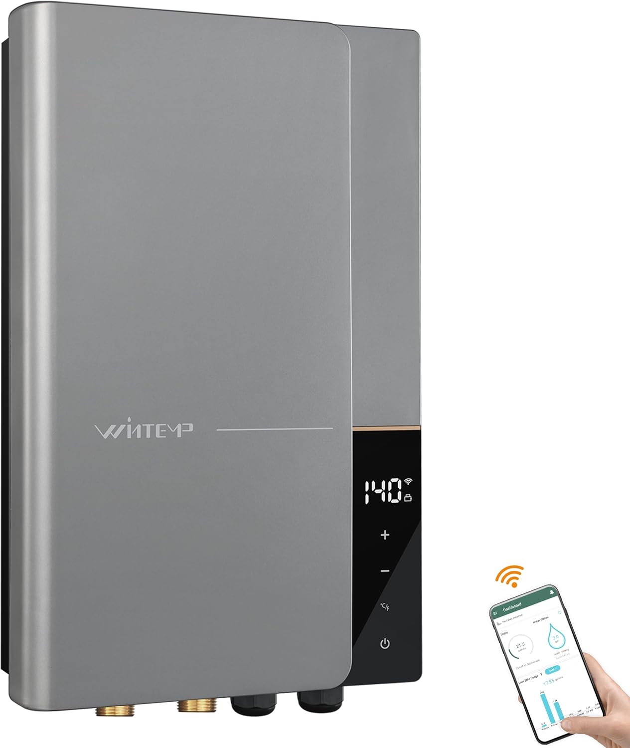 Electric Tankless Water Heater WINTEMP 27kW for Endless Hot Water