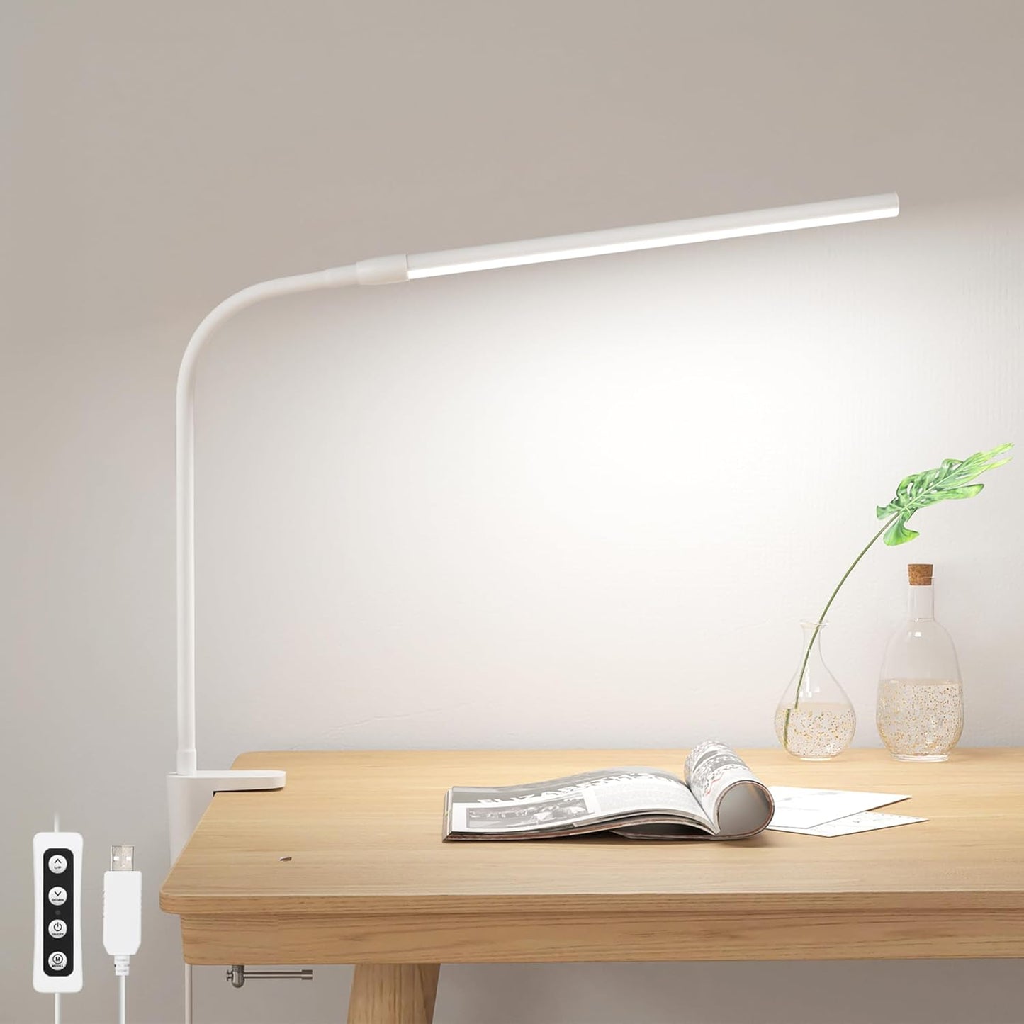 Lepro Dimmable LED Desk Lamp with Clamp