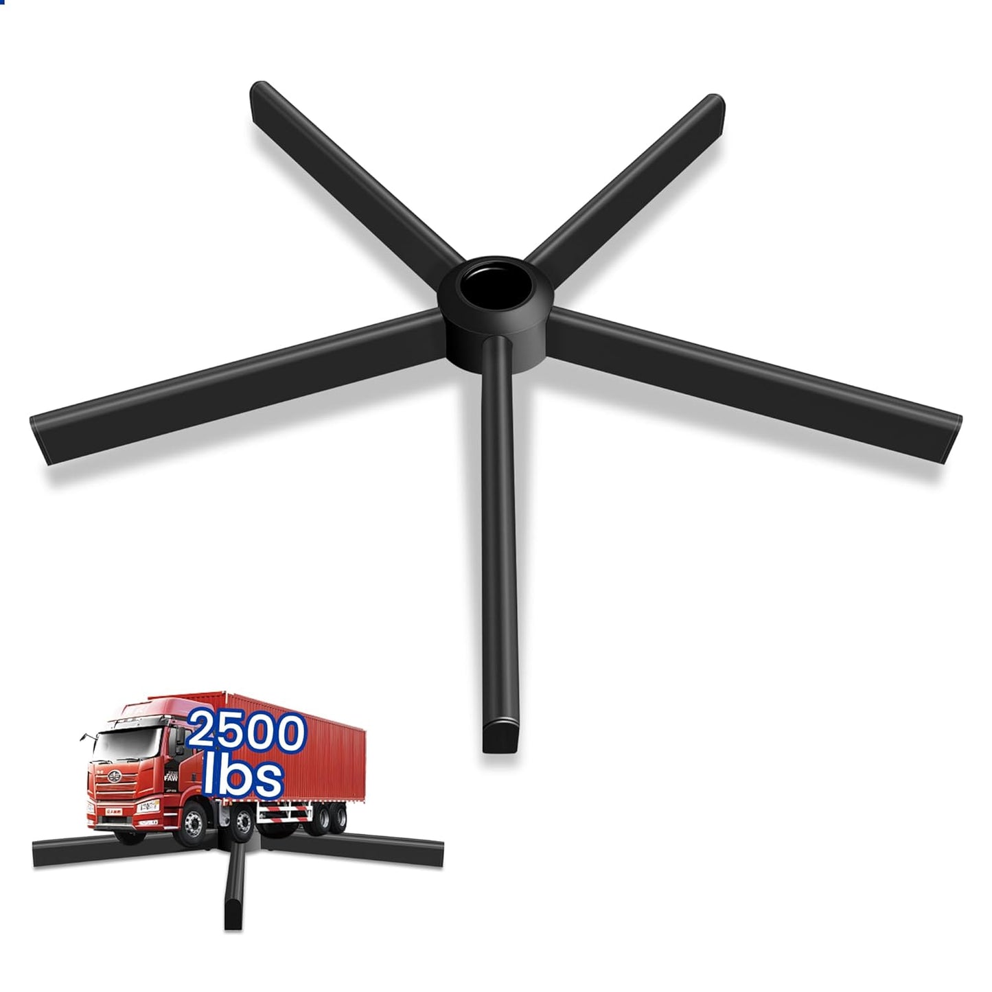 Sturdy 28 Metal Office Chair Base Replacement - 2500 Lbs Capacity