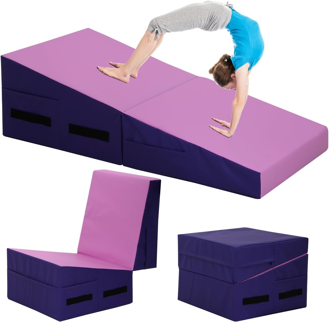 Foldable Gymnastics Mat Boosts Tumbling